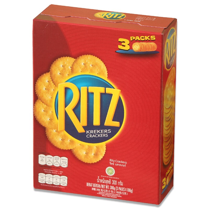 印尼进口卡夫乐之Ritz原味干300g